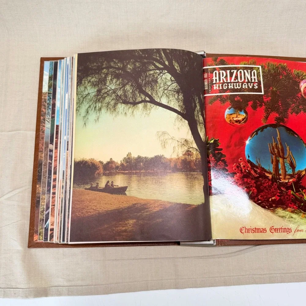 Vintage Arizona Highways Magazine Binder Display Book Southwestern Photography